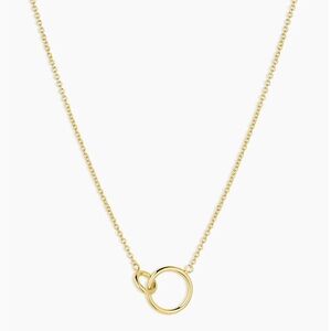 Gorjana Wilshire Adjustable Interlocking Circles Necklace